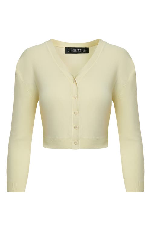 LIONESS LIONESS GOLDEN HOUR CROP CARDIGAN 