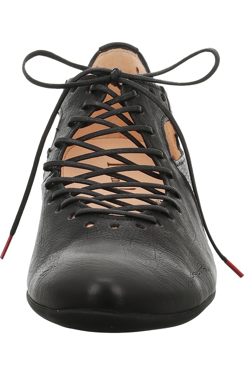 Think! Guad Lace-Up Flat, Alternate, color, Black