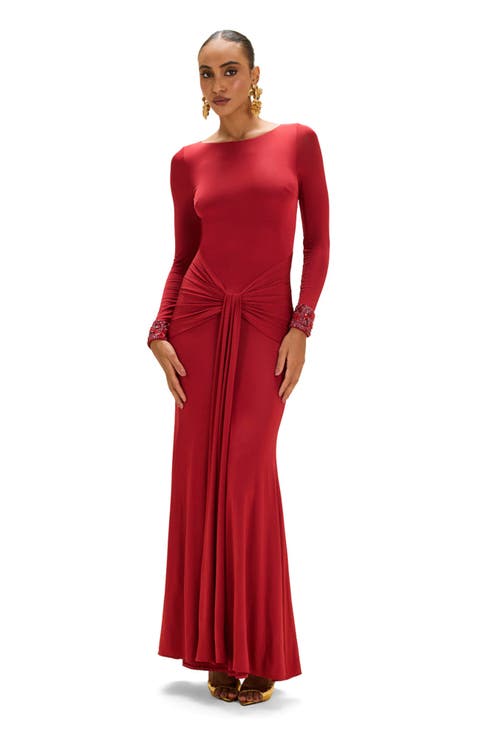 Intensity Jersey Long Sleeve Gown