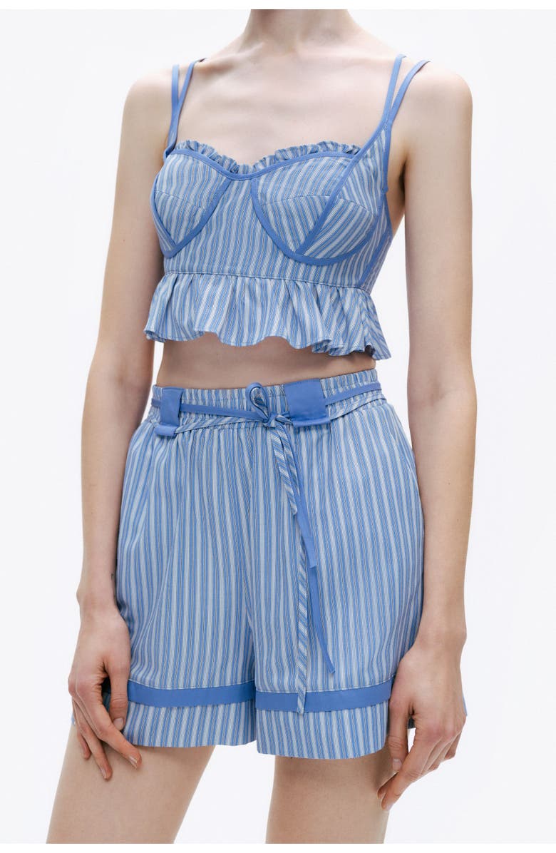 Nocturne Lace-Up Mini Shorts, Main, color, 