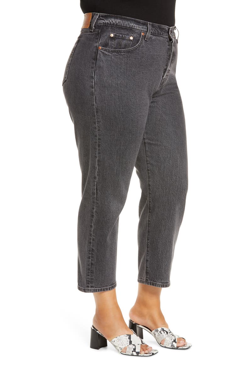 Levi's <sup>®</sup> 501<sup>®</sup> High Waist Crop Straight Leg Jeans, Alternate, color, 