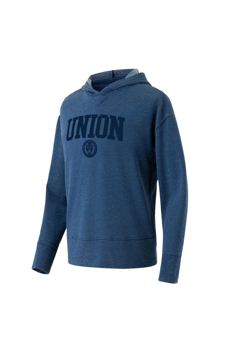 CONCEPTS SPORT Women's Concepts Sport Navy Philadelphia Union Volley Hoodie Long Sleeve T-Shirt, Alternate, color,