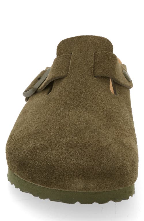 Birkenstock Boston Soft Clog In Green