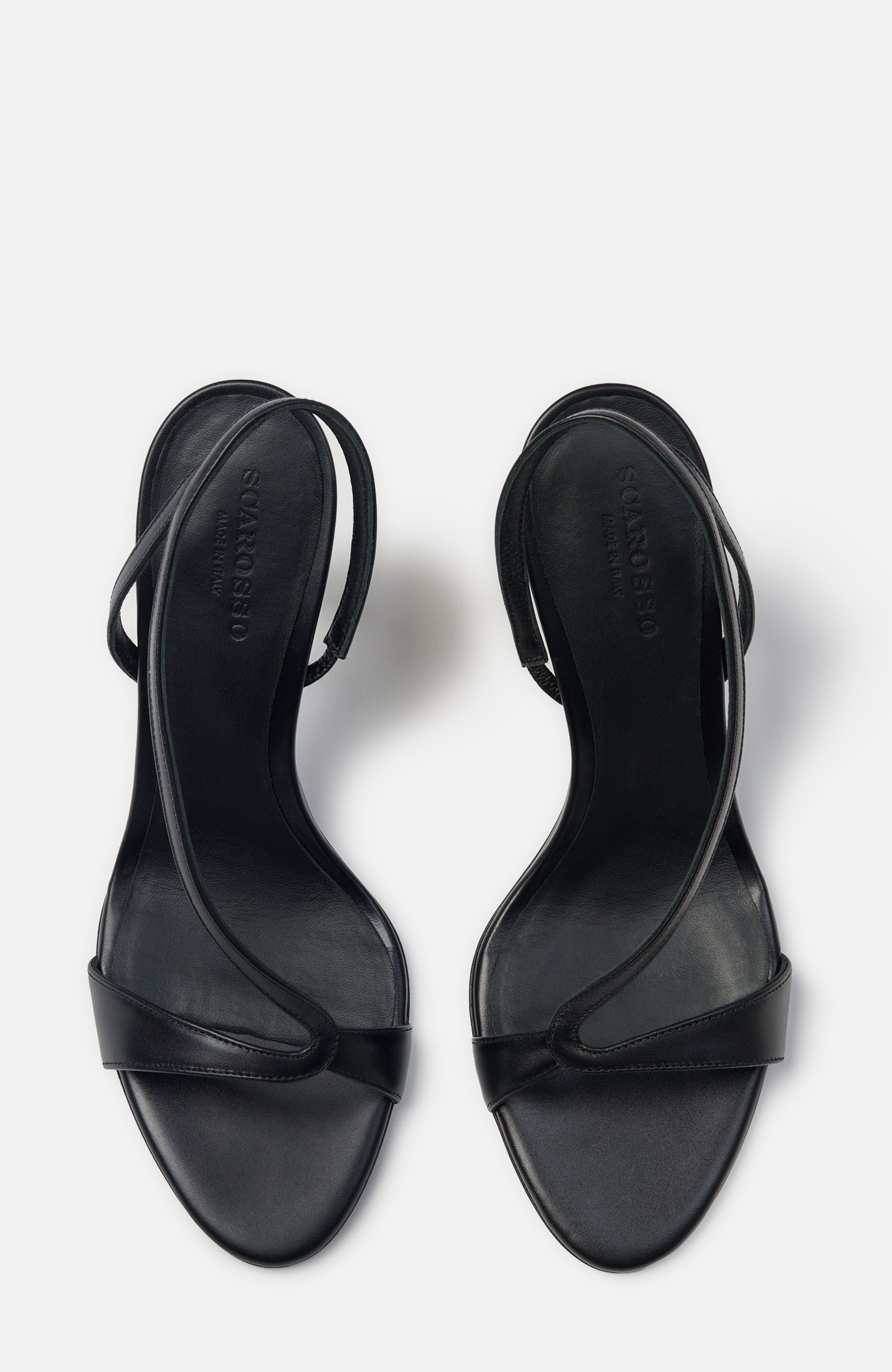 SCAROSSO Paula Sandals, Alternate, color, Black - Calf
