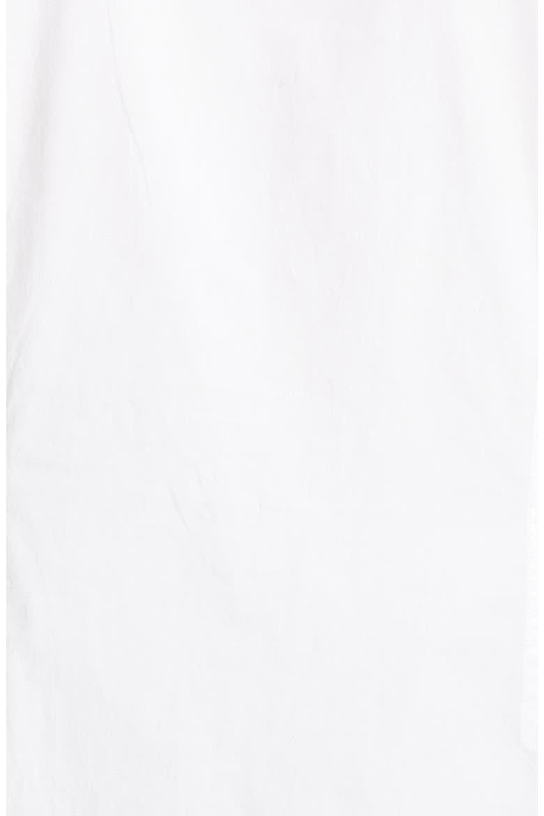 Ruffle Collar Cotton Poplin Shirt, Alternate, color, BRIGHT WHITE