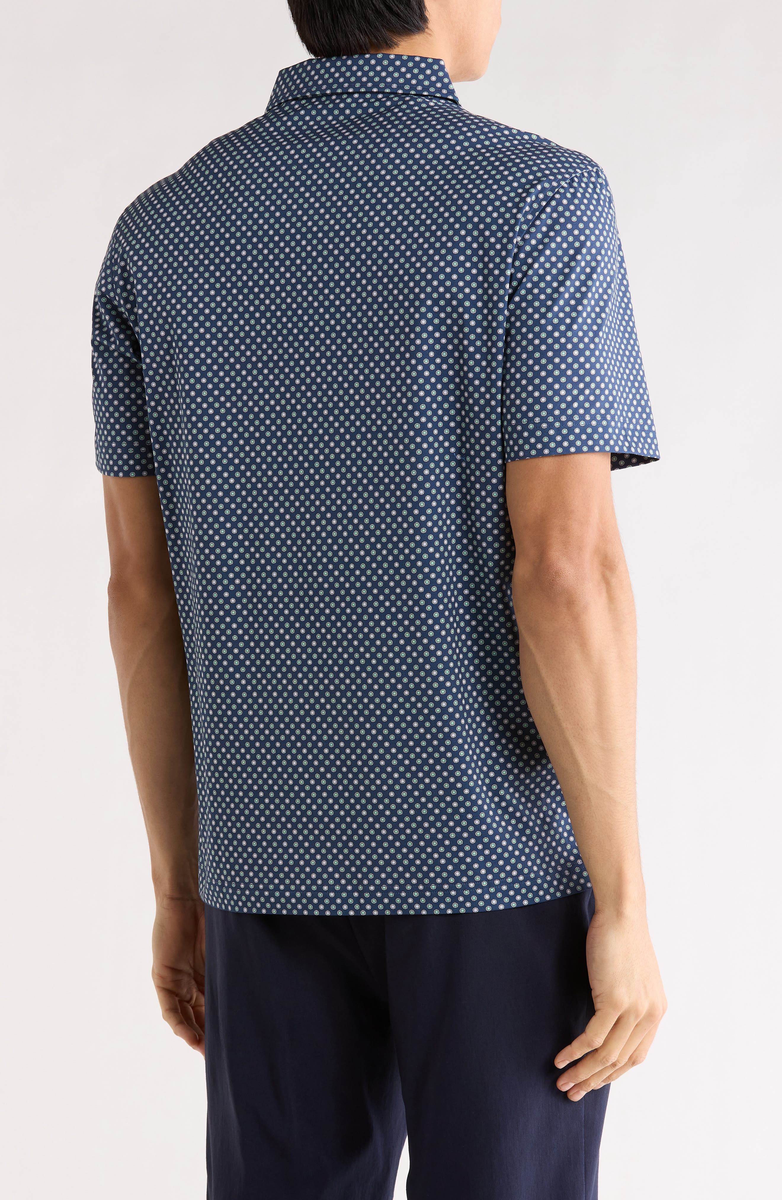 Vincent OoohCotton Geo Print Polo - image 2