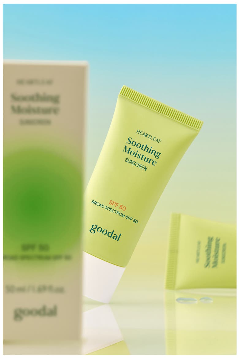 Heartleaf Soothing Moisture Sunscreen SPF 50, Alternate, color, NO COLOR