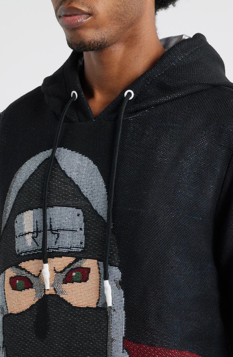 VERYRARE Kakuzu/Money Jacquard Hoodie, Alternate, color, Black