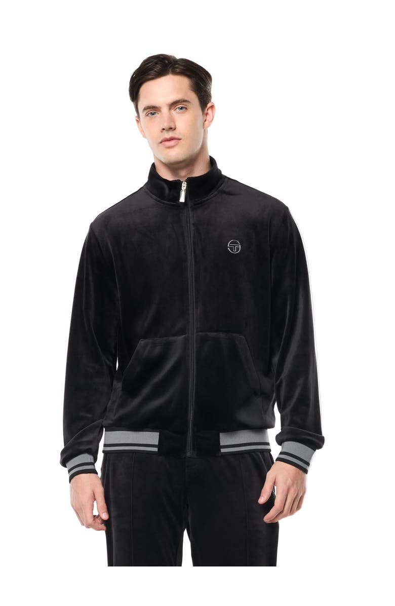 Sergio Tacchini Viaggioa Track Jacket, Main, color, Black Beauty