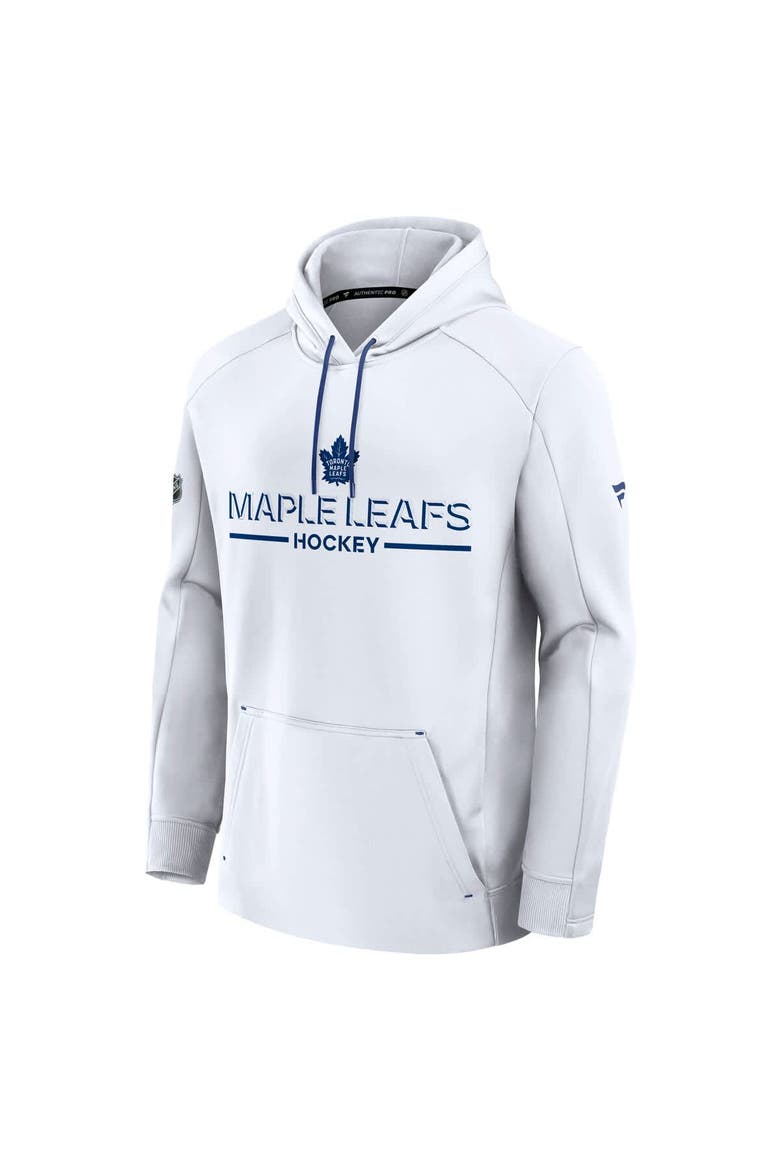 Men's Fanatics White Toronto Maple Leafs Authentic Pro Rink Hoodie, Alternate, color, White