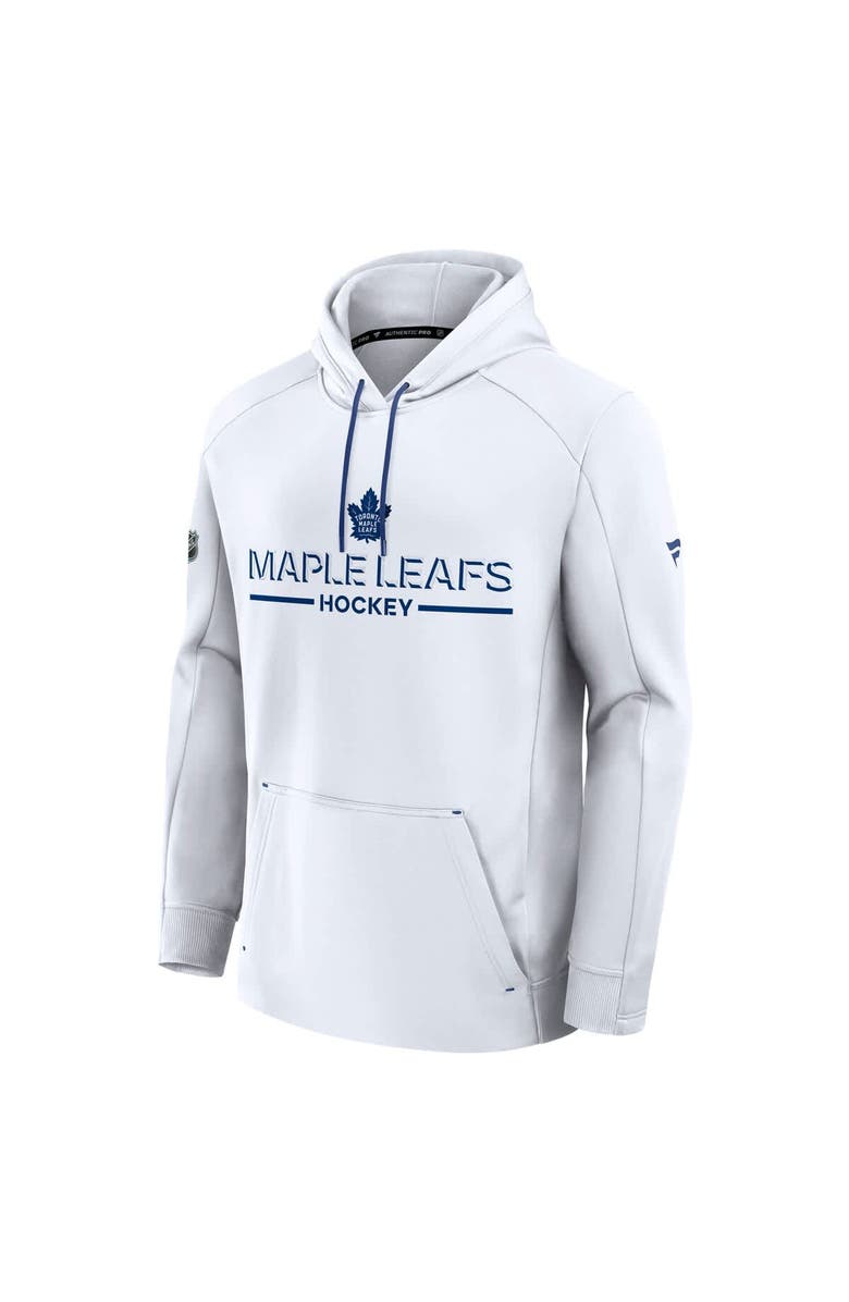 FANATICS Men's Fanatics White Toronto Maple Leafs Authentic Pro Rink Hoodie, Alternate, color, White