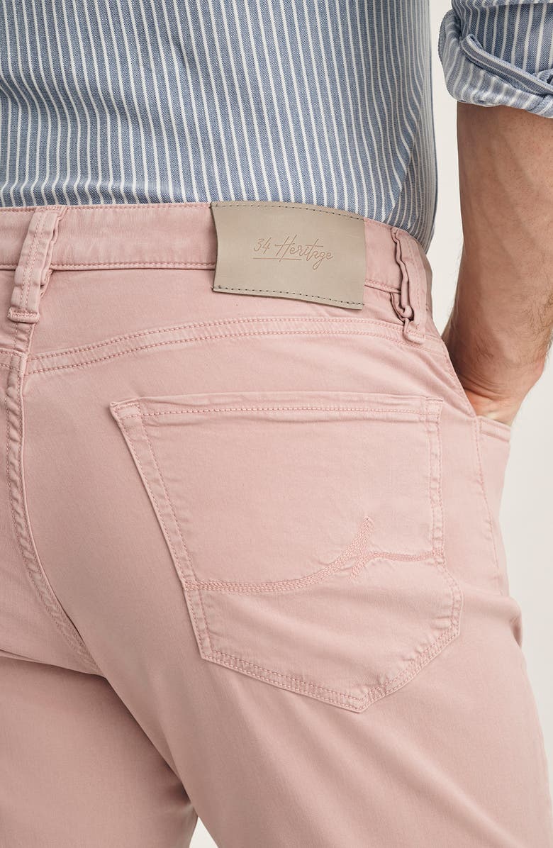 34 Heritage Charisma Relaxed Straight Leg Twill Pants, Alternate, color, Pink Twill