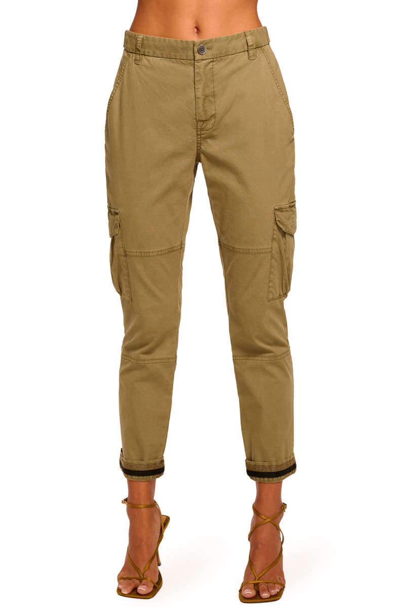 Ramy Brook Isabelle Cargo Pants, Main, color, Safari Green