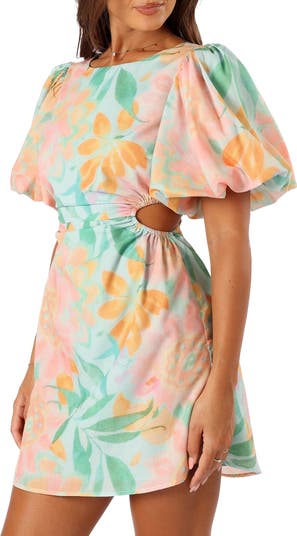 Peta Floral Print Tiered Dress