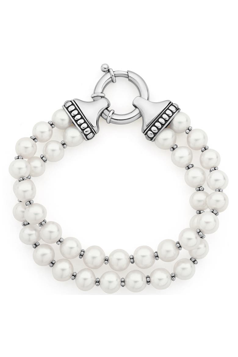 Set of 3 Bracelets, Alternate, color, SILVER