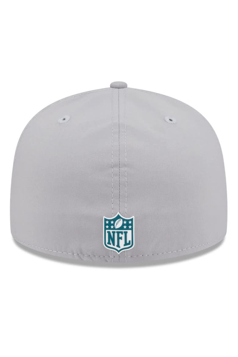 Men's New Era Gray Philadelphia Eagles 2025 Sideline  59FIFTY Fitted Hat, Alternate, color, Gray