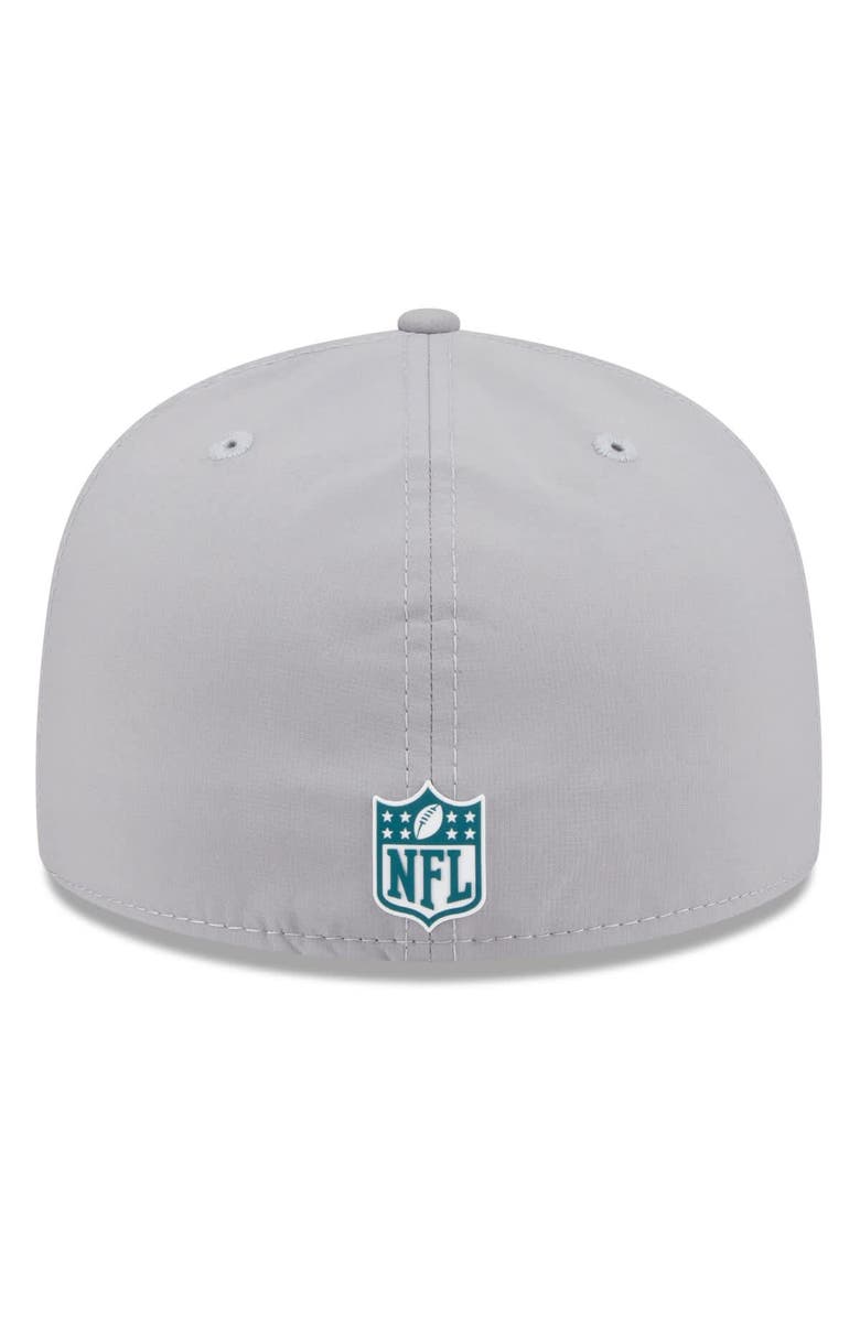 New Era Men's New Era Gray Philadelphia Eagles 2025 Sideline 59FIFTY Fitted Hat, Alternate, color, Gray