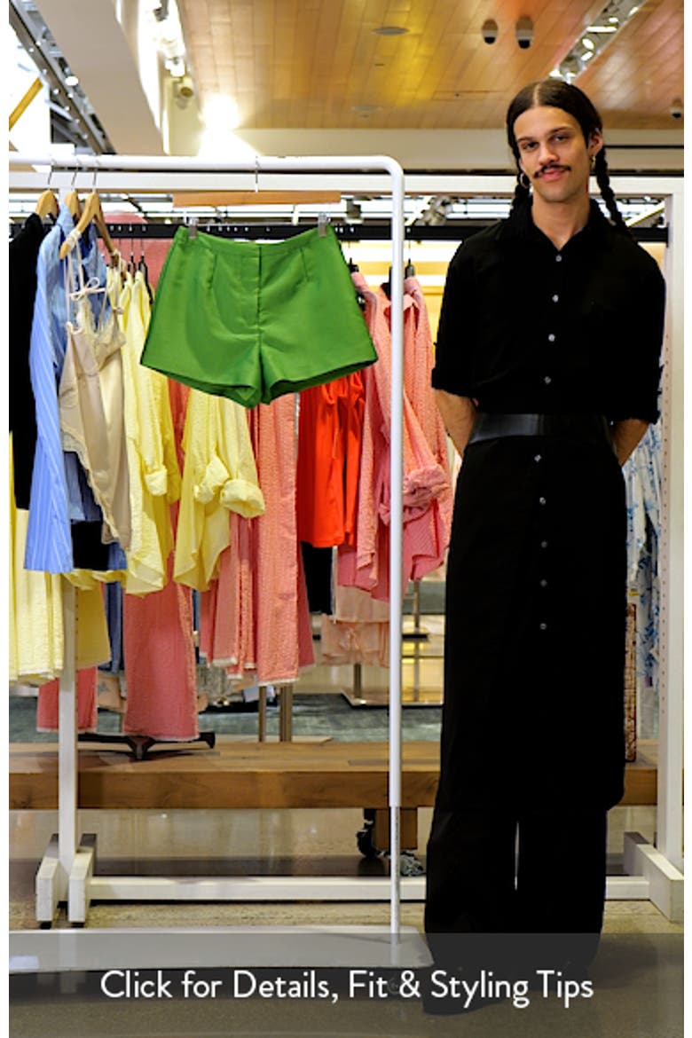 Structured Taffeta Relaxed Fit Shorts video