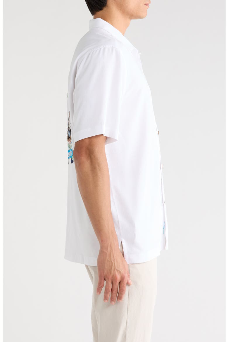 Coastal Ease Designated Driver IslandZone® Camp Shirt, Alternate, color, WHITE