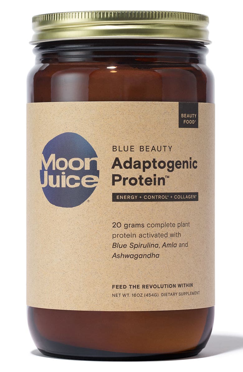 Moon Juice Blue Beauty Adaptogenic Protein<sup>™</sup> Dietary Supplement, Main, color, 