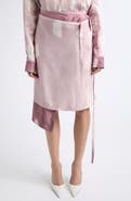 JULIE KEGELS Print Wrap Skirt