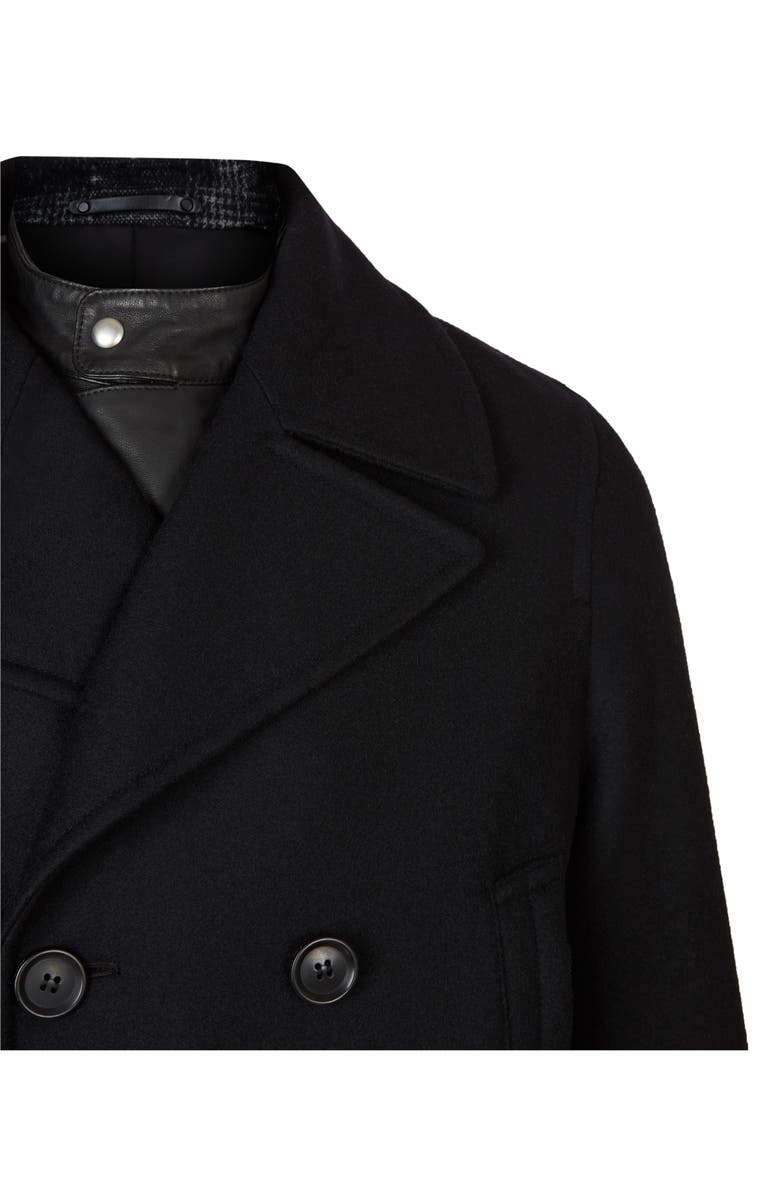 AllSaints Altair Wool Blend Peacoat, Alternate, color,