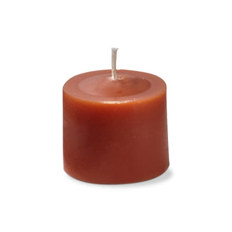 Color Studio Votive Candles Set of 12 Burnt Siena Wax