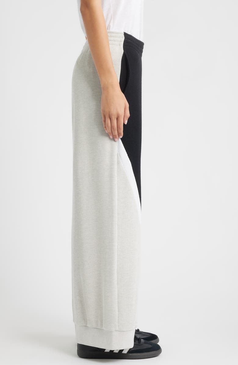 BOYS LIE High Class Private School Waffle Knit Sweatpants, Alternate, color, Heather Grey