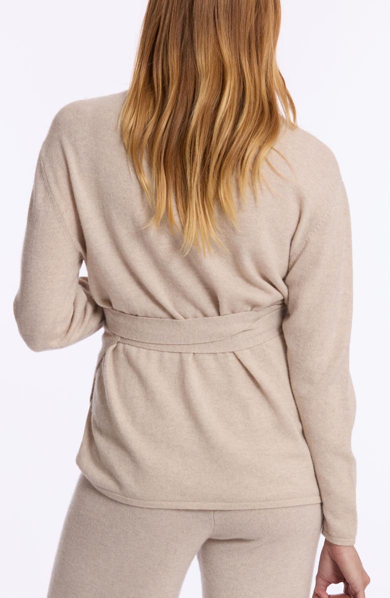 Cache Coeur Beverly Maternity Wrap Sweater, Alternate, color, Beige