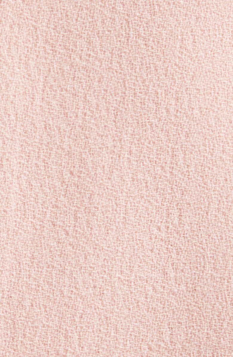 Valentino Bow Detail Crispy Lightweight Crop Wool Jacket, Alternate, color, 