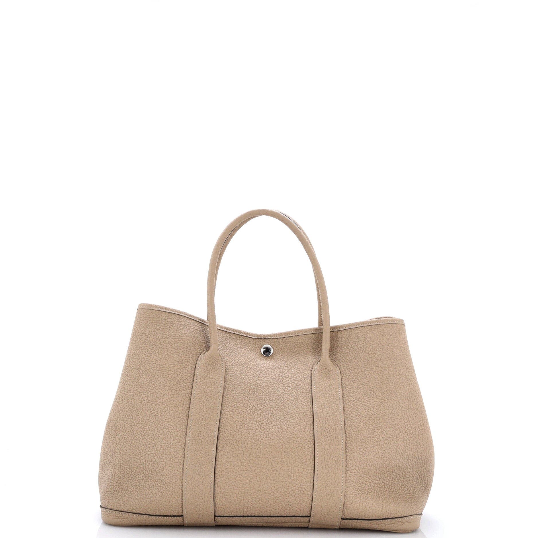 Garden Party Tote Leather 36, Alternate, color, White