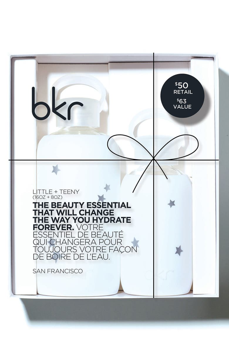 bkr <sup>®</sup> Star Print Water Bottle Duo, Alternate, color, 