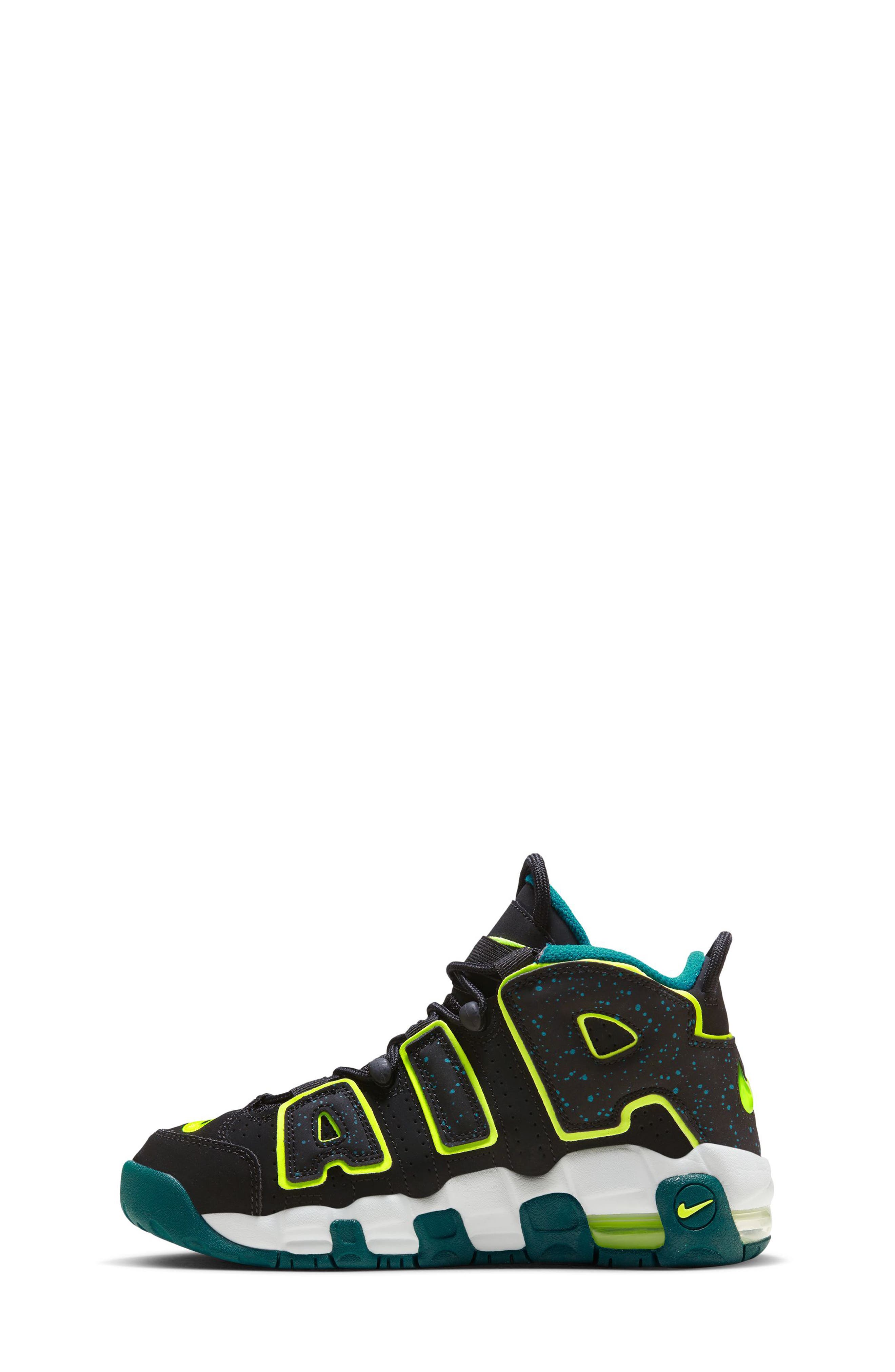 Nike Kids' Air More Uptempo GS Basketball Sneaker, Alternate, color, 