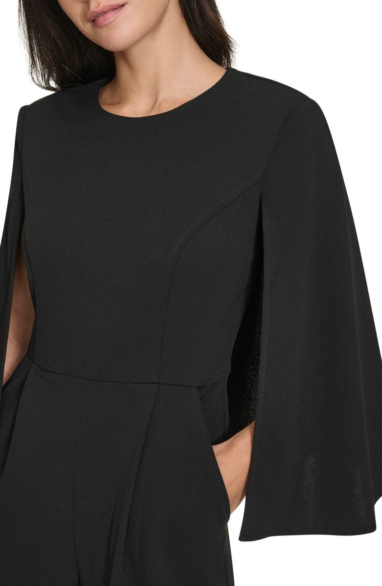 Calvin Klein Cape Jumpsuit, Alternate, color,