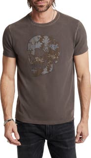 John Varvatos Skull Appliqué T-Shirt