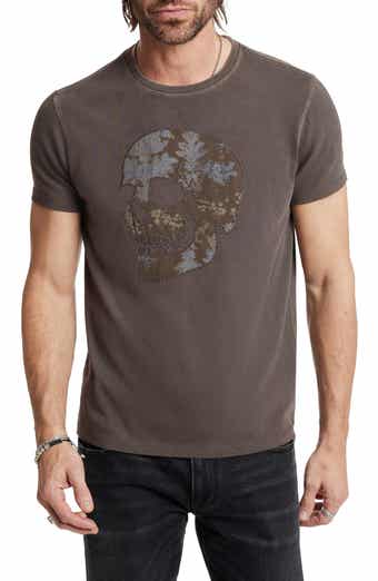 John Varvatos Skull Appliqué T-Shirt
