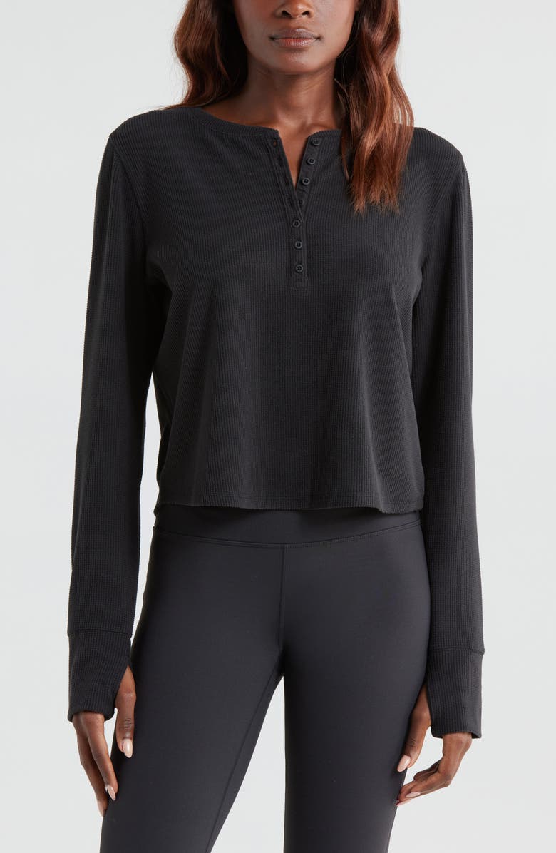Zella Cozy Rib Henley, Main, color, 