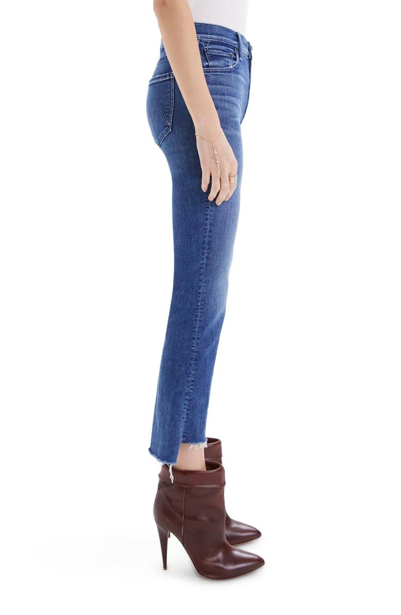 MOTHER The Insider Step Hem Crop Bootcut Jeans, Alternate, color, Wish On A Star