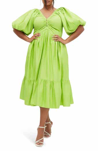 City Chic Grace Tiered Midi Dress