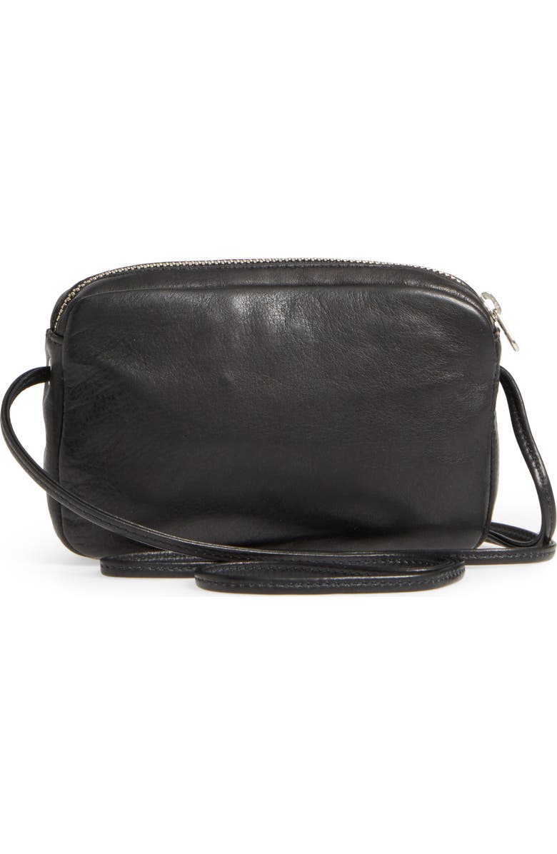 Baggu 'Mini' Pebbled Leather Crossbody, Alternate, color,