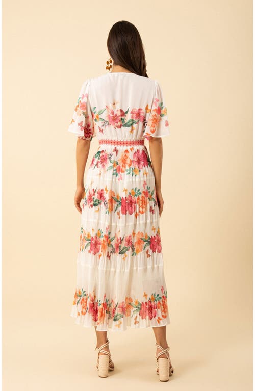 Hale Bob Angie Chiffon Maxi Dress In Multi