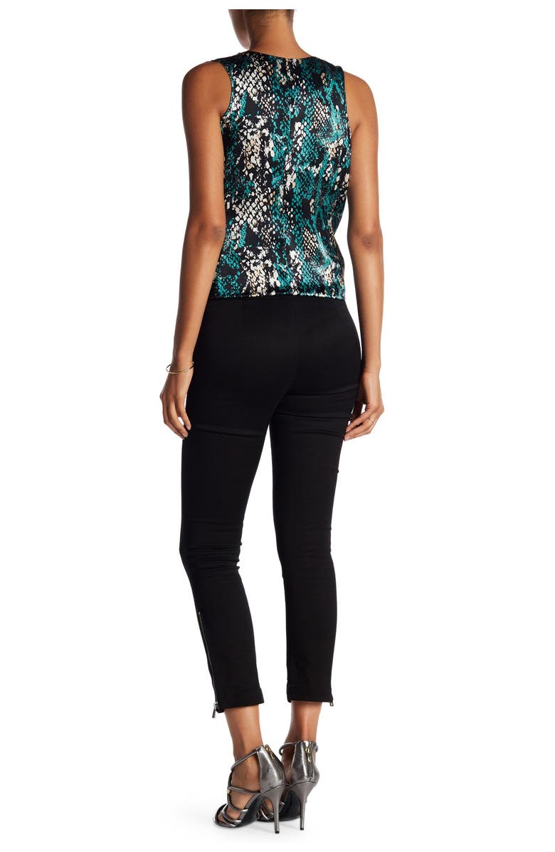 Vertigo Paris Zipper Stretch Twill Pants, Alternate, color, 