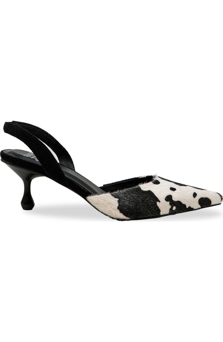 CHASE AND CHLOE Arima Faux Fur Slingback Pump, Alternate, color,