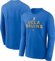 Jordan Brand Men's Jordan Brand Blue UCLA Bruins 2025 Sideline Dri-FIT Long Sleeve T-Shirt