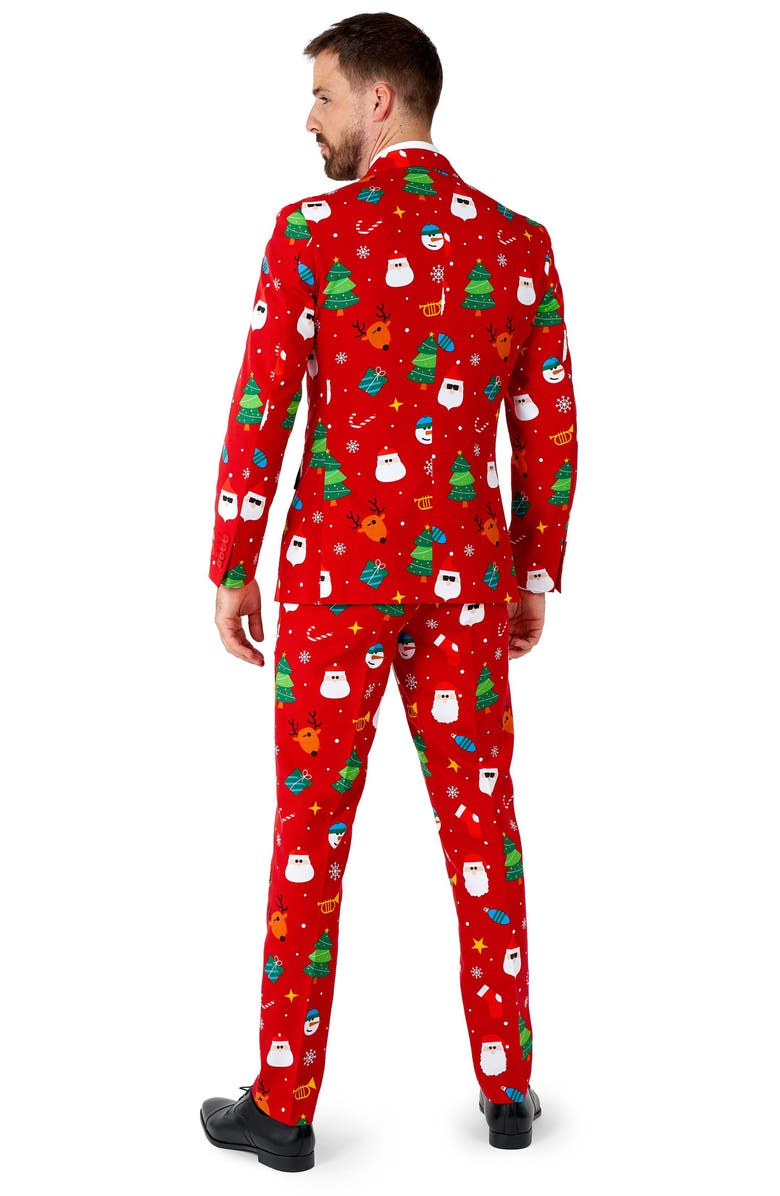OppoSuits Festive Red Christmas Suit Set, Alternate, color,