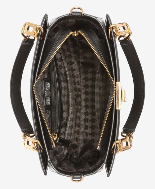 Karl Lagerfeld Paris Ivette Satchel In Black/gold