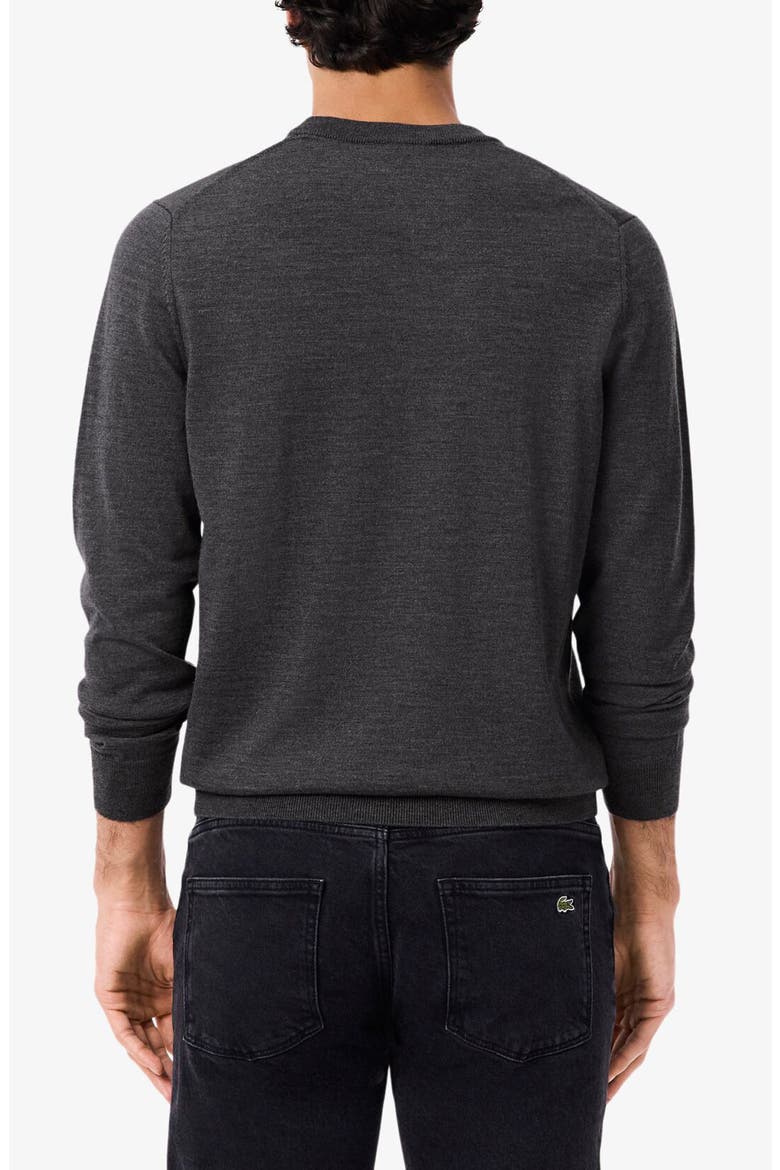 Merino Wool Crewneck Sweater, Alternate, color, PITCH CHINE