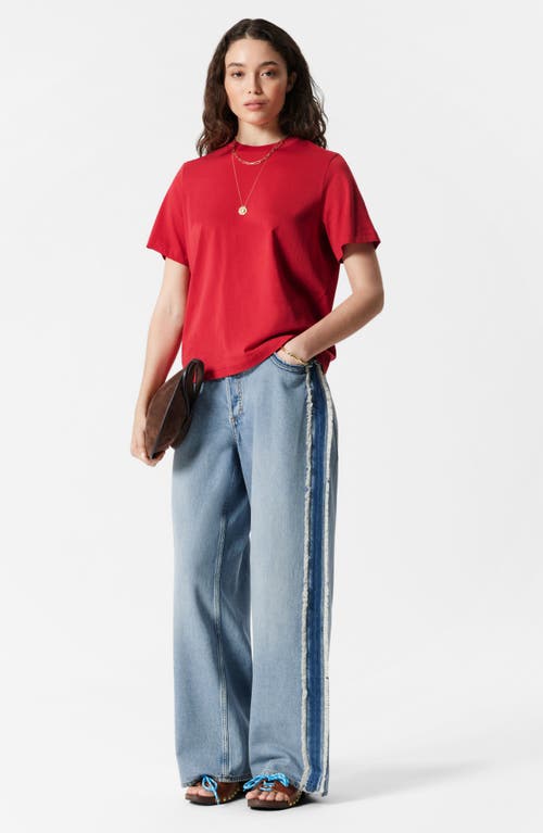 & Other Stories Crewneck T-shirt In Red