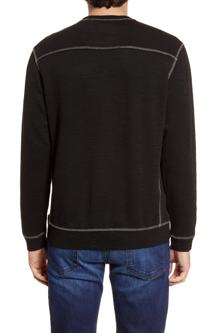 Tomma Bahama Tobago Bay Crewneck Sweatshirt, Alternate, color, BLACK