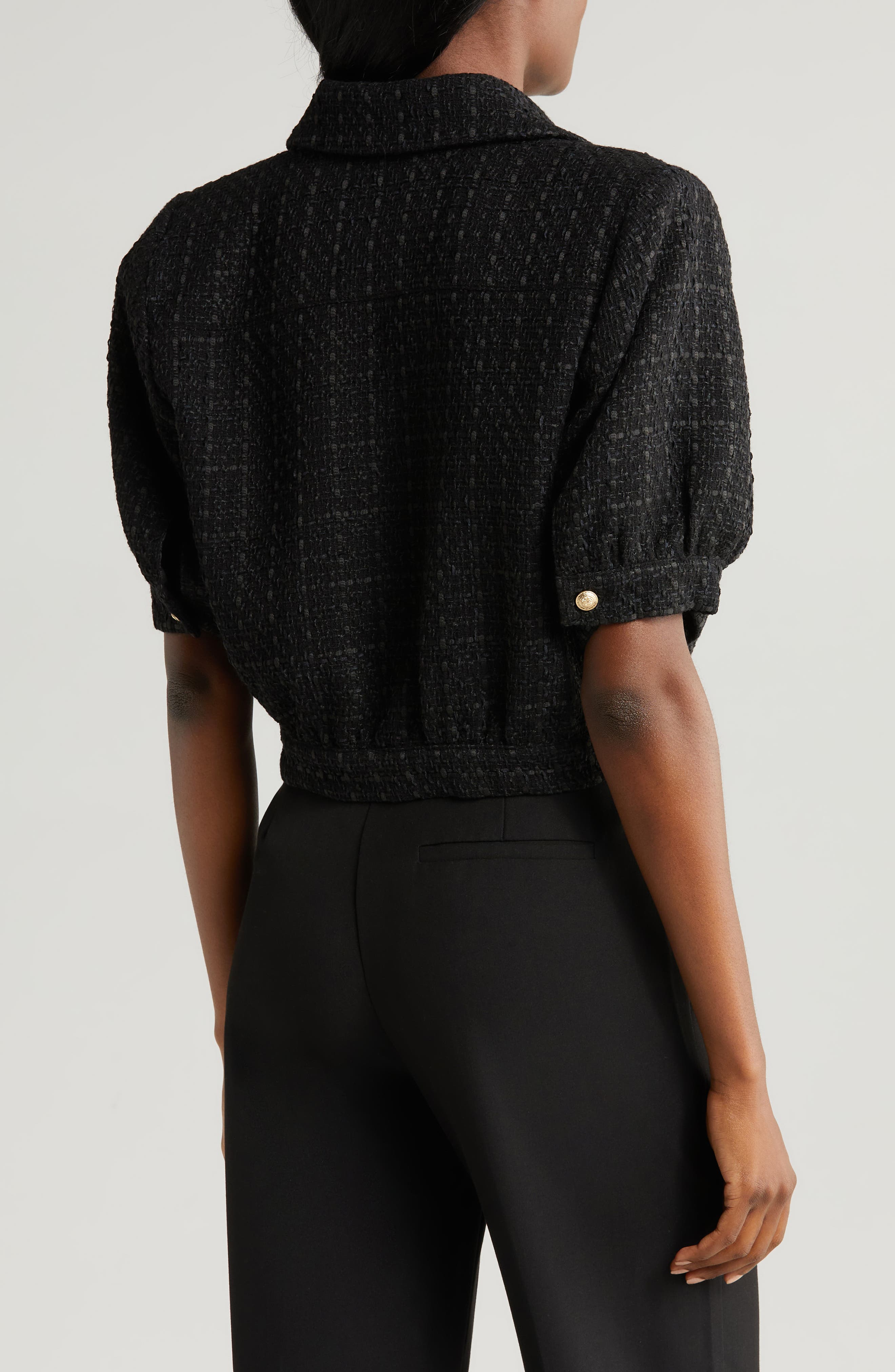 Cove Tweed Crop Jacket - image 2